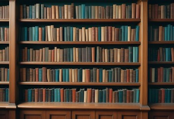 Large old bookshelf library or stud