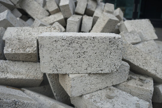 Cement bricks for construction. Cement bricks are building bricks made of cement, quarry dust, stone aggregates, fly ash, and other building materials.