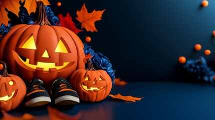 An illustration highlighting a community Halloween event promoting safety and inclusivity.