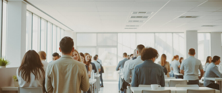 Casual Office Lunch Break