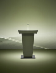 tall olive green podium 2