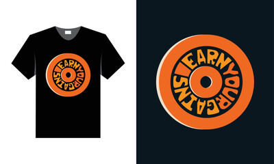 Best Typography T shirt Design for Gym and Fitness Inspiration and motivation