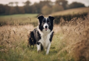 Fototapeta premium border collie dog