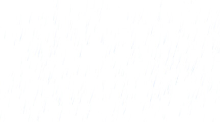 transparent rain texture, background. Falling water drops. Nature rainfall backdrop. Png