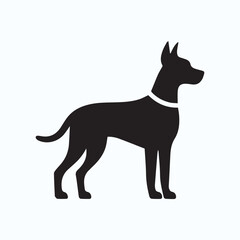 DOG BLACK SILHOUETTE