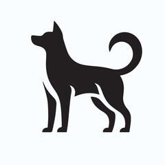 DOG BLACK SILHOUETTE