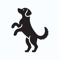 DOG BLACK SILHOUETTE