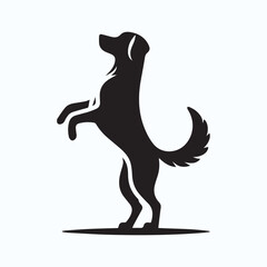 DOG BLACK SILHOUETTE