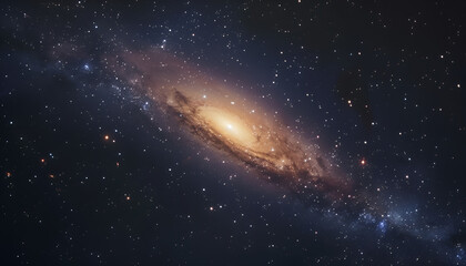 Fototapeta premium universe with galaxies