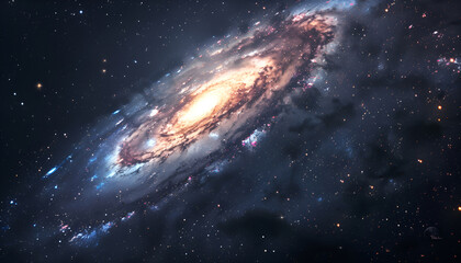 Fototapeta premium universe with galaxies