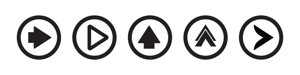 Arrow icon collection. Arrow symbol. arrow element button for infographic web