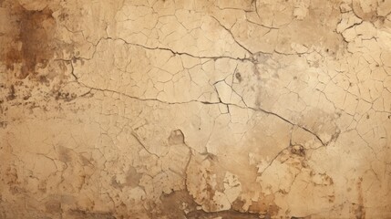 A close-up of an old, weathered paper showing intricate cracks and stains