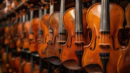 Naklejka premium The Collection of Violins