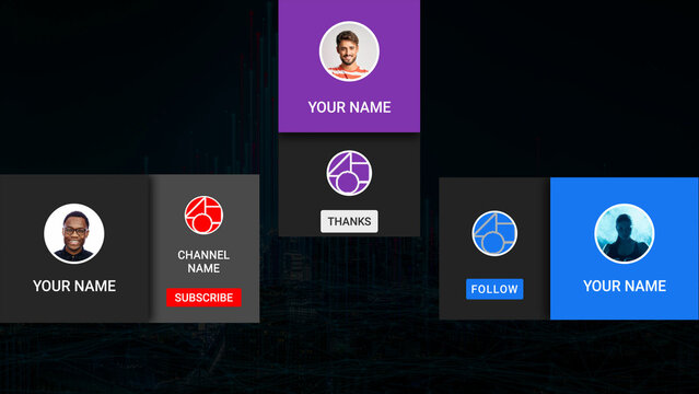 Sidebar Sliding Promo Animation For Social Media Channels