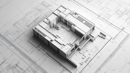 background blueprint plan