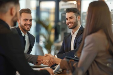 importance of professionalism and trustworthiness in a high-resolution image of a handshake, showcasing integrity and reliability. Beautiful simple AI generated image in 4K, unique.
