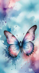 butterfly on the background