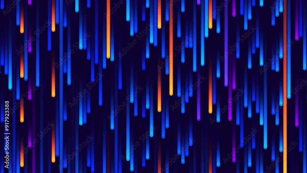 Fototapete Digital Technology Speed Connect Tech Particles Background. Cyber Nano Innovation Concept. Abstract Communication. Global Network Connection. AI Big Data Vector Illustration.