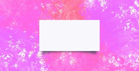 medium frame card template Watercolor Splash A white blank card on a colorful background album, invitation for birthday scrapbook or paper design