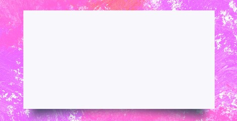 large frame card template Watercolor Splash A white blank card on a colorful background album, invitation for birthday scrapbook or paper design