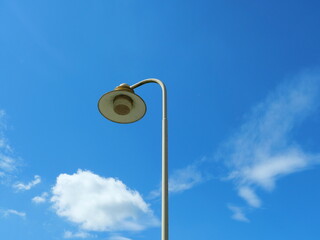 Photo of a street lamp