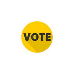 Vote icon isolated on transparent background
