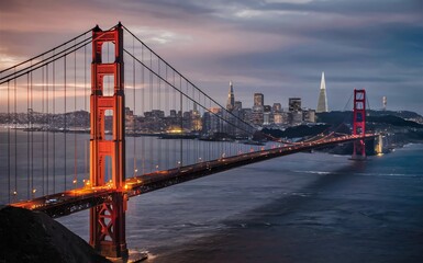 San Francisco, California, USA Skyline.