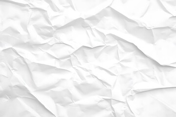 Obraz premium The texture of white paper is crumpled Background
