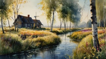 old house in the forest