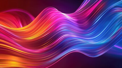 Obraz premium Colorful motion wave abstract background