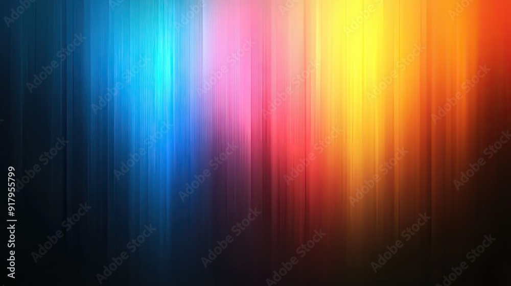 Poster abstract gradient background with a smooth transition from cool to warm colors.