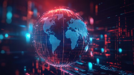 Fototapeta premium Business and economic growth on global business network, Data analysis of financial and banking, Customer service, Technology and data connection, Teamwork, Business strategy and Digital marketing.