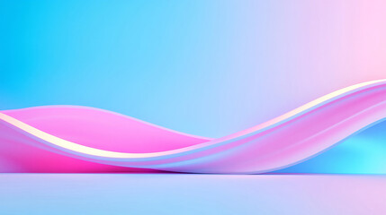 Fototapeta premium Dynamic fluid color gradient background, abstract KV main visual business PPT background