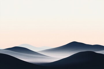 sunset over mountains