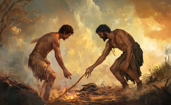 Cain and Abel: A Biblical Tale of Brotherhood, Sacrifice, and Consequences in the Epoch of Humanity's Fall from Grace.