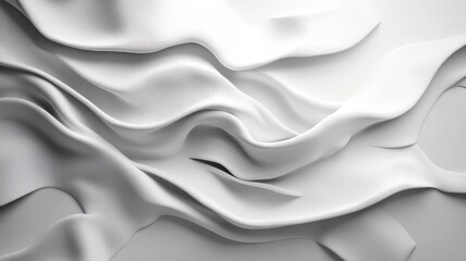 Obraz premium Generative art mural wallpaper with intricate line work and abstract patterns.