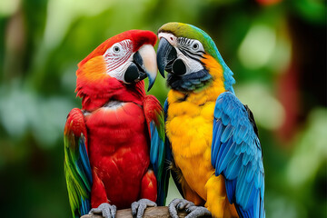 Wonderful attractive HD Parrots bird background