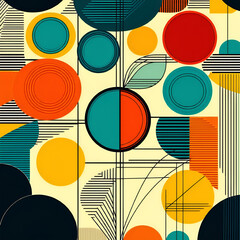 seamless pattern with circles