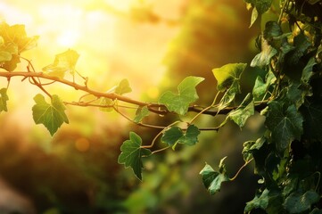 I Am the Vine, You Are the Branches: Symbolic Art of Life, Connection, and the Bond in Christian Inspirational Projects as Depicted in John 15:5.