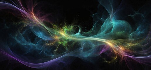 Fototapeta premium abstract background with glowing lines