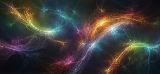 Fototapeta premium abstract background with glowing lines