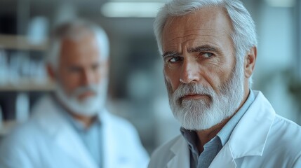 Scientists in a laboratory - generative ai