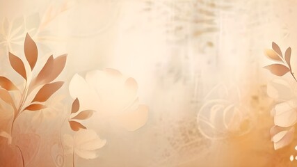 A nostalgic design abstract background with gentle gradients and vintage-inspired patterns. The color palette includes warm, faded shades and sepia tones, evoking a sense of cherished memories