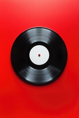 Obraz premium Black Vinyl Record