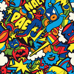 Colorful Comic Blast