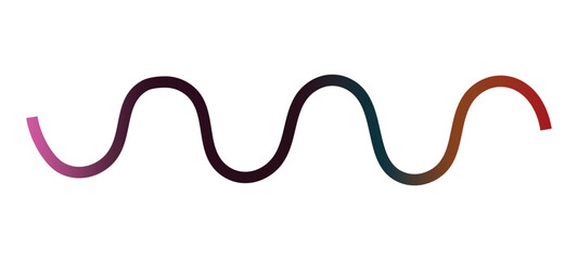 Zigzag colorful isolated on white background.Vector Illustrations.