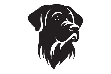 Fototapeta premium Dog silhouettes image .