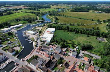 Seebad Ueckermünde, Ueckerstra0e und Werftengelände 2024 