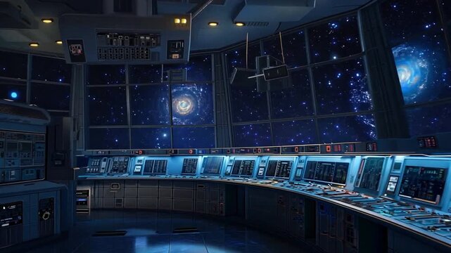 The mission control centre of Space Flight Command
