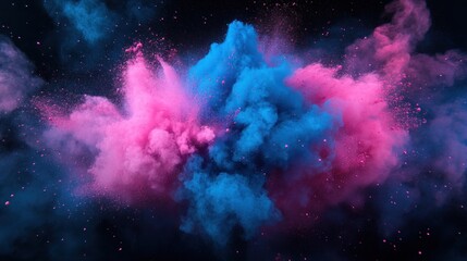 Abstract Colorful Explosion